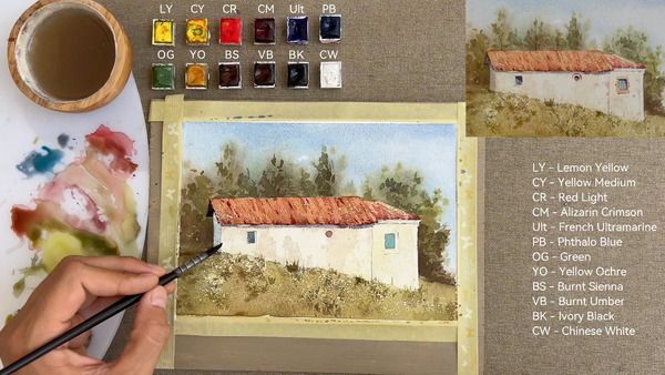 Learn Easy Wax-resist Watercolor | Lesson 2