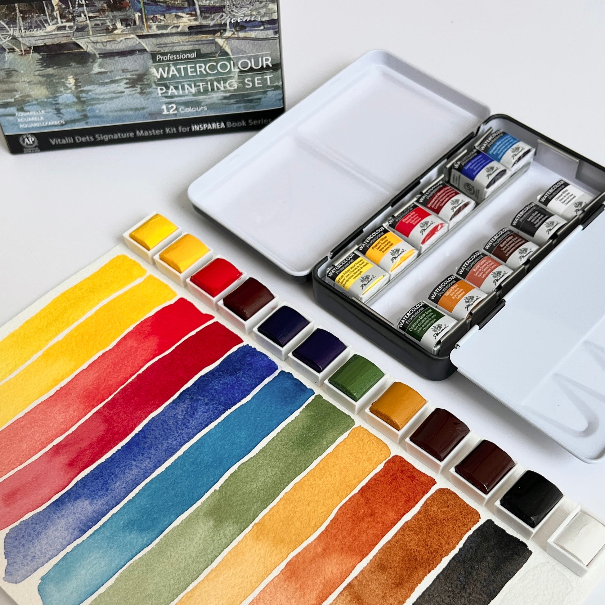 Insparea-Phoenix Paints Set (12 Colors) PRO-level