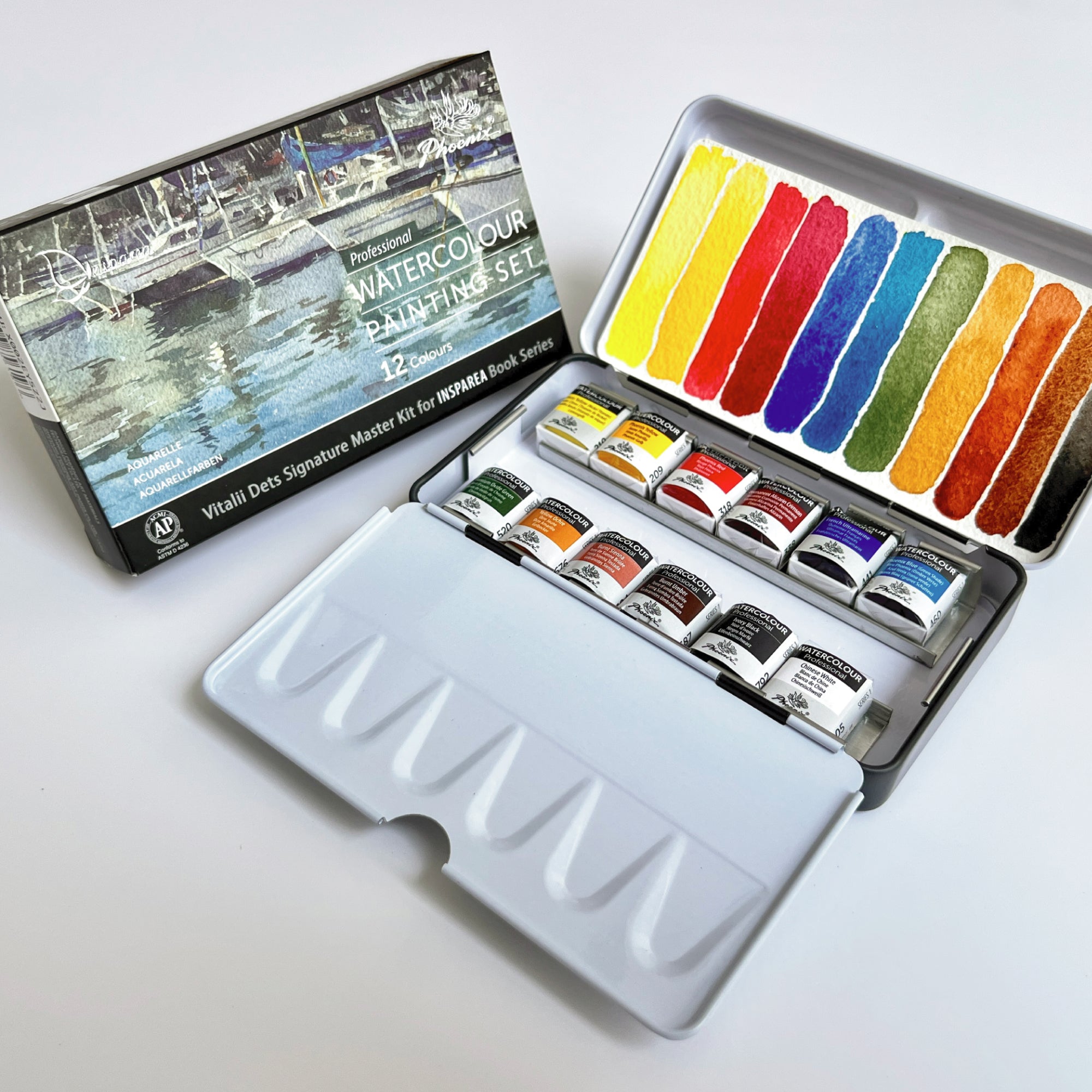 Insparea-Phoenix Paints Set (12 Colors) PRO-level