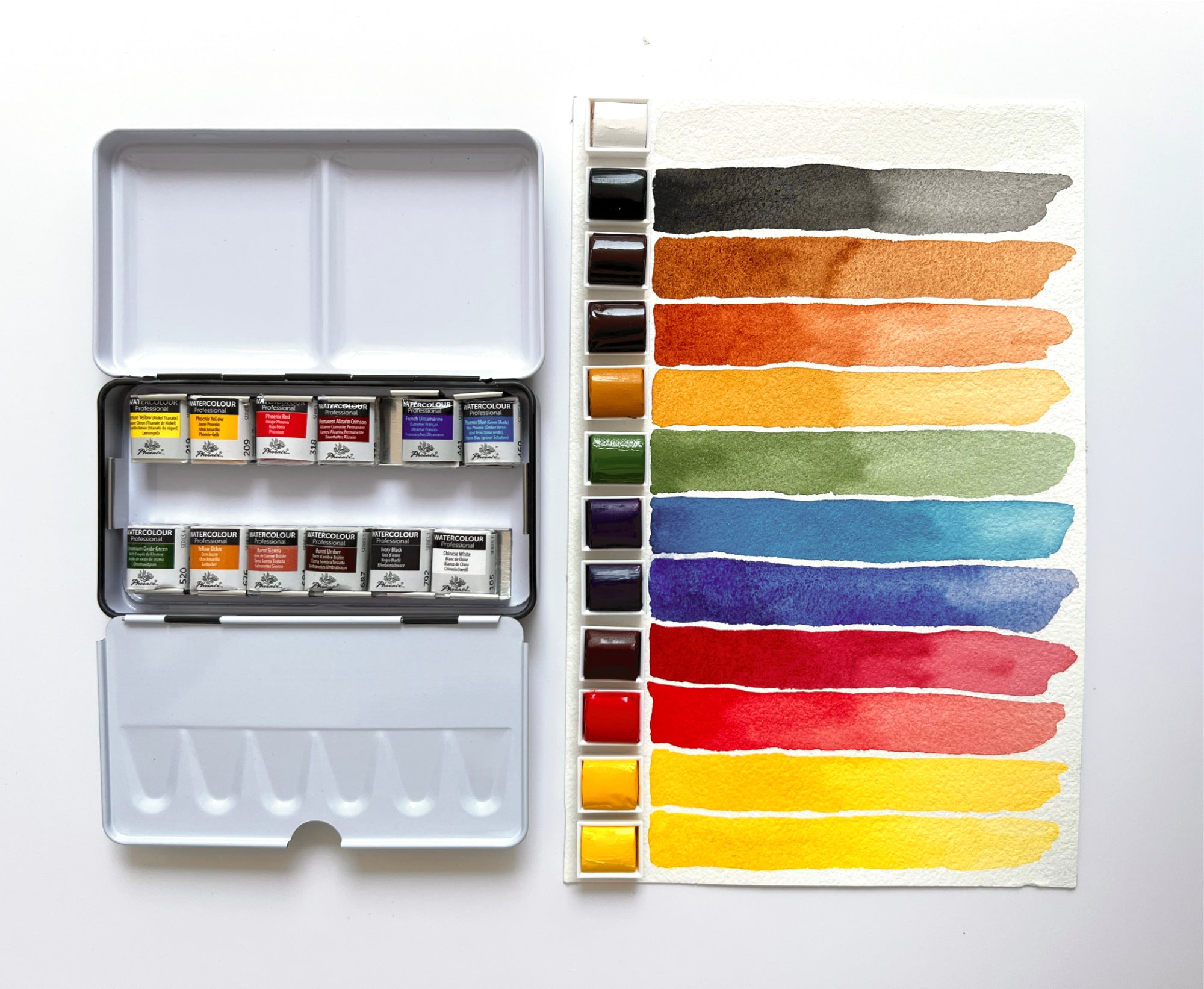 Insparea-Phoenix Paints Set (12 Colors) PRO-level