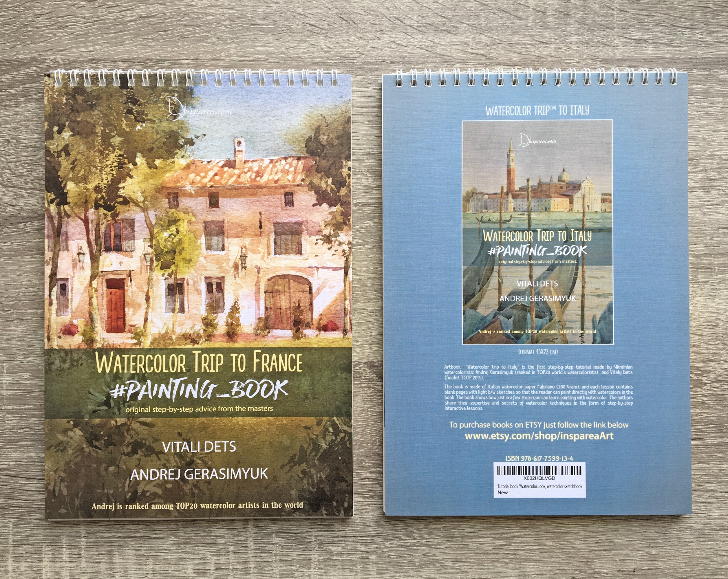 Watercolor trip to France (only book)