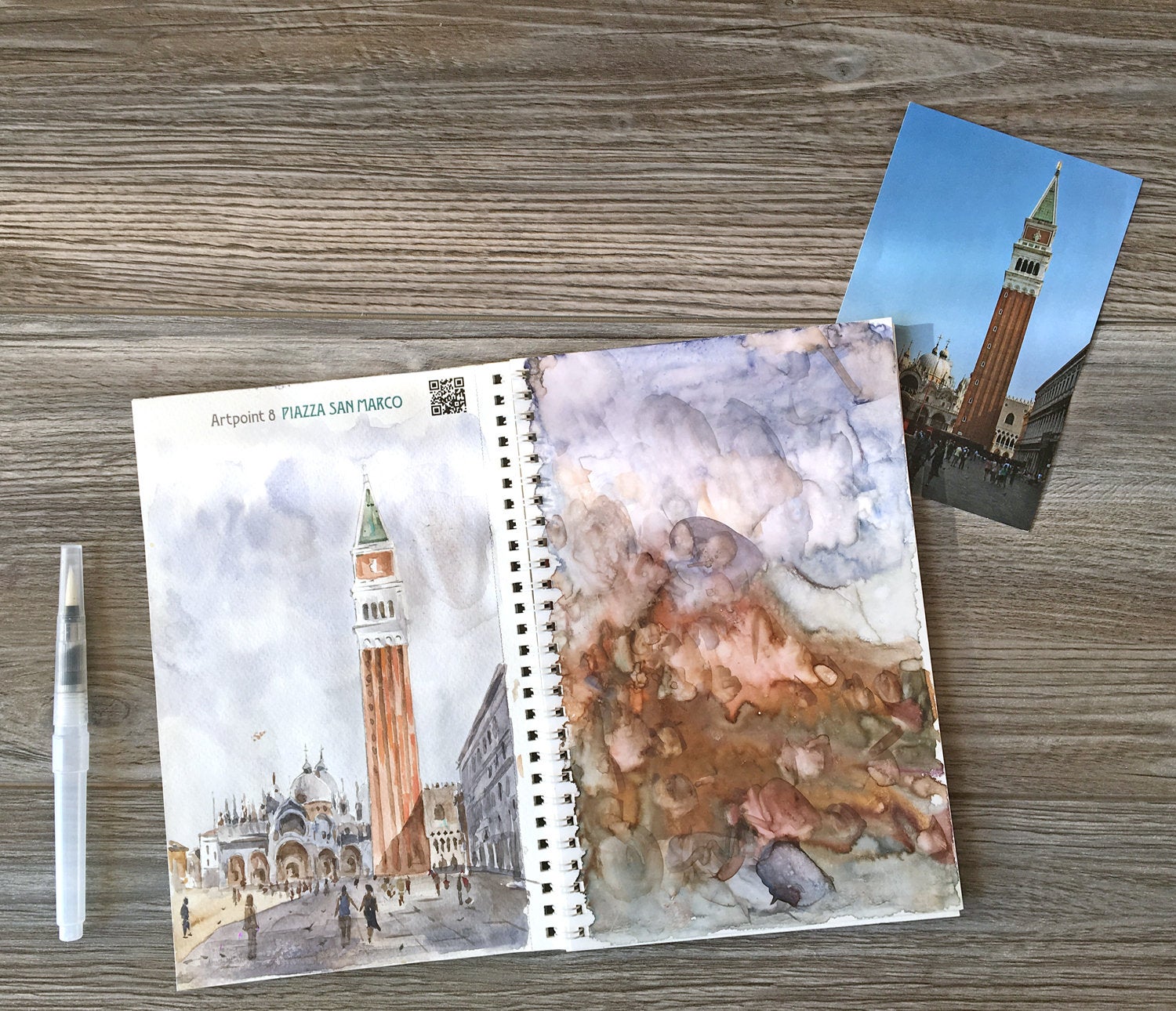 Innovative sketchbook kit Venice