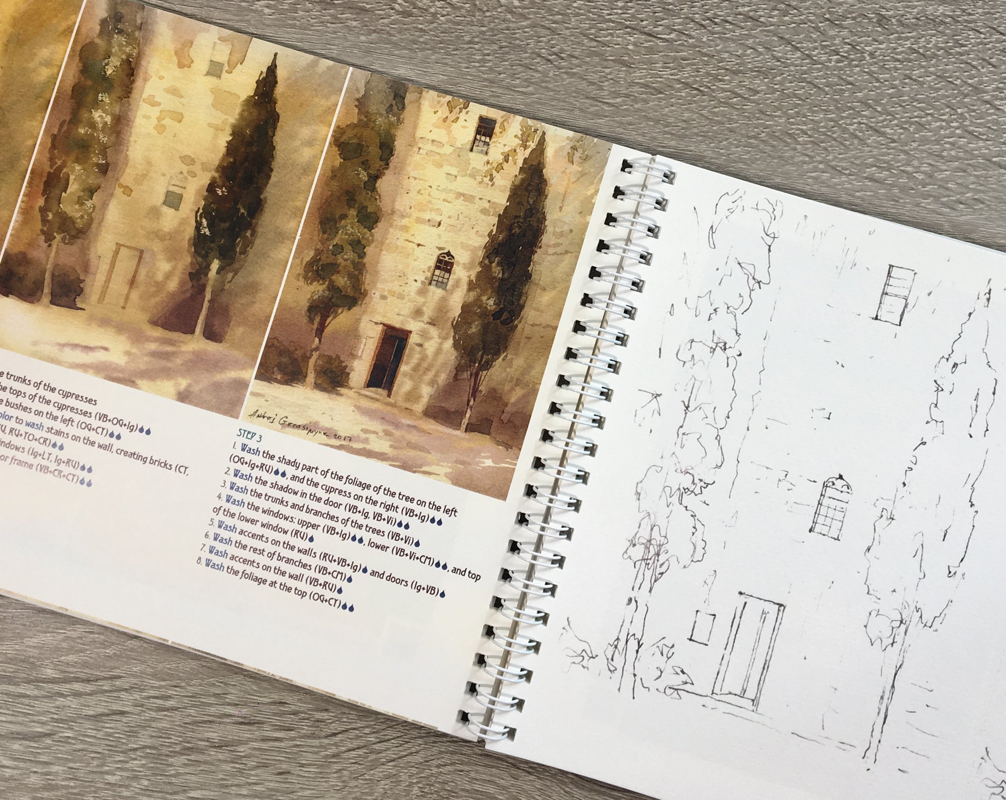 Watercolor trip to France (only book)